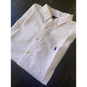 Ralph Lauren Button Up Textured Polo